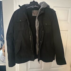 Levi's Black Military Field Jacket